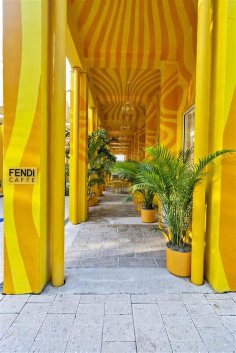 the fendi cafe miami|fendi cafe miami design district.